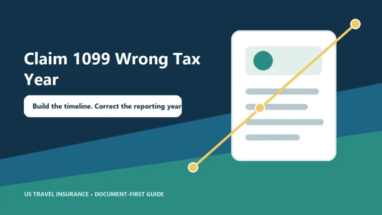 Travel Insurance Claim 1099 Wrong Tax Year Guide
