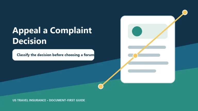 Appeal a State Travel Insurance Complaint Decision