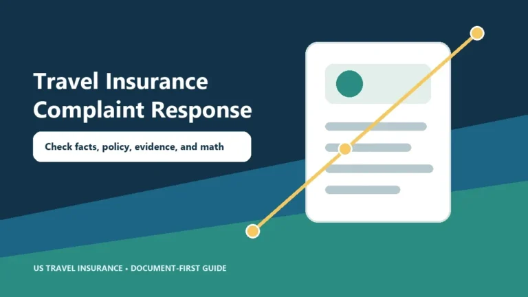 Travel Insurance Complaint Response: Review Guide