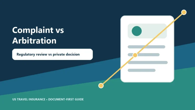 Travel Insurance Complaint vs Arbitration: Key Differences
