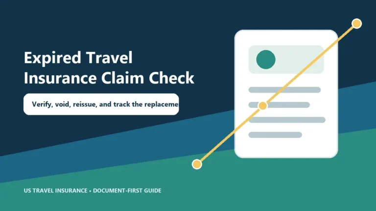 Expired Travel Insurance Claim Check Reissue Guide