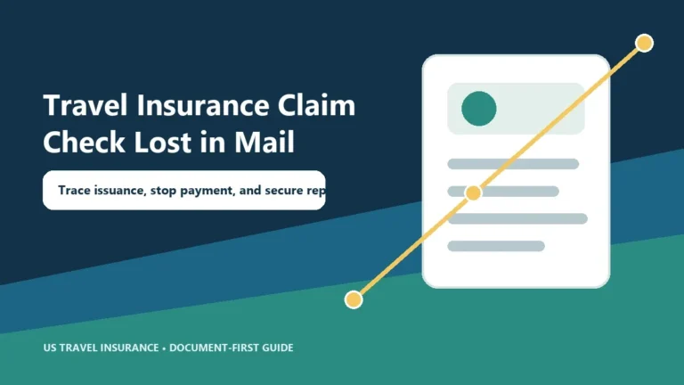 Travel Insurance Claim Check Lost in Mail Guide