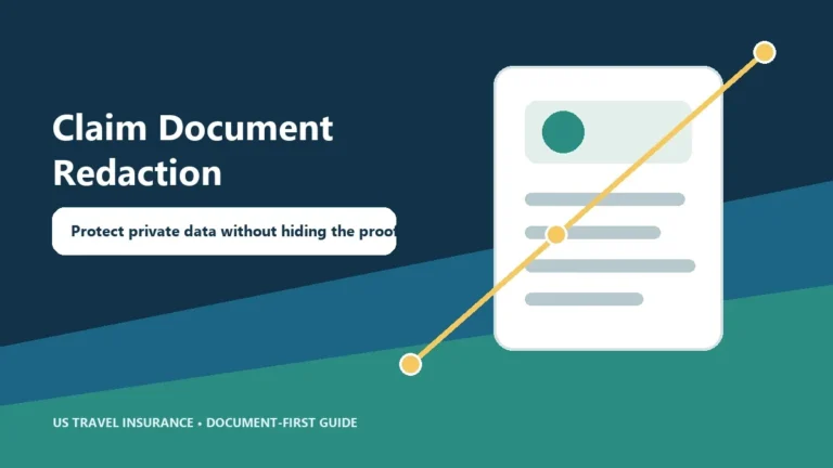 Travel Insurance Claim Document Redaction Guide