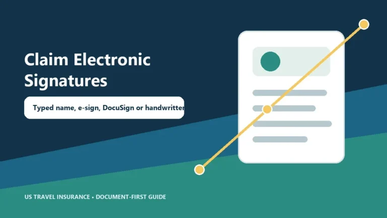 Travel Insurance Claim Electronic Signature Guide