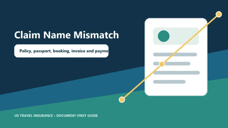 Travel Insurance Claim Name Mismatch Correction Guide
