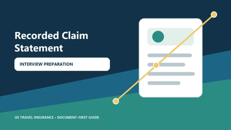 Travel Insurance Claim Recorded Statement Interview