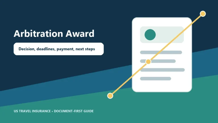 Travel Insurance Arbitration Award: What Happens Next
