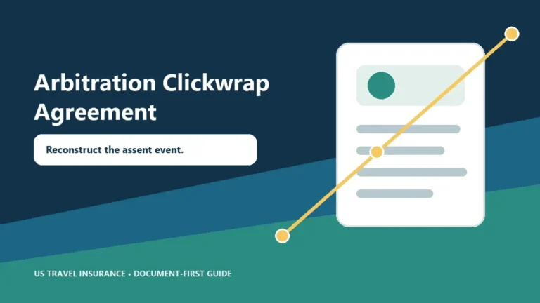 Travel Insurance Arbitration Clickwrap Agreement Guide