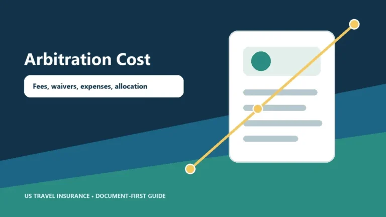 Travel Insurance Arbitration Cost and Fees Guide