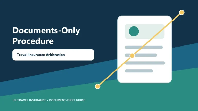 Travel Insurance Arbitration Documents-Only Procedure Guide