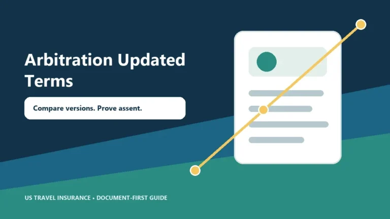 Travel Insurance Arbitration Updated Terms Guide