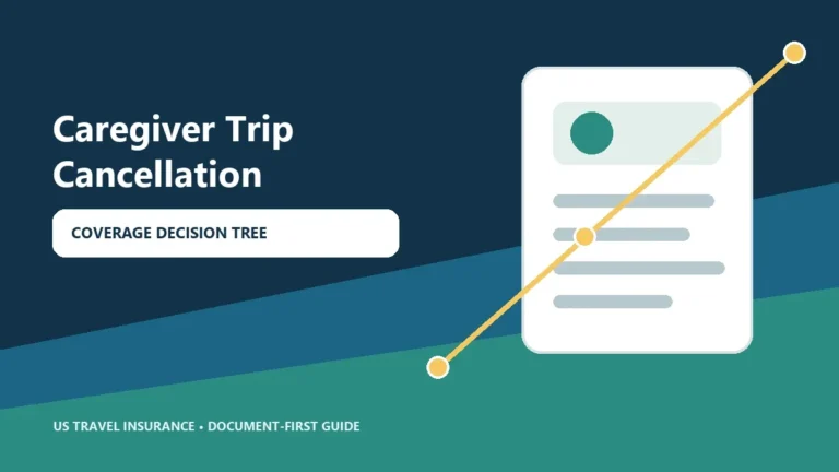 Travel Insurance: Caregiver Cancellation for Senior Traveler