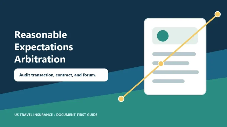 Travel Insurance Reasonable Expectations Arbitration Guide