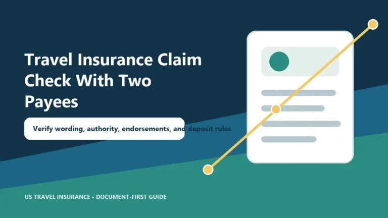 Travel Insurance Claim Check With Two Payees Guide